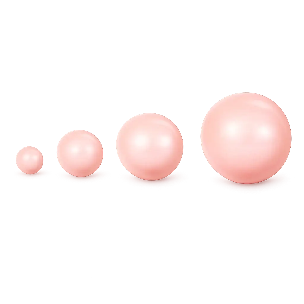 Brilliance Austrian Crystal Pearls 5810, Peach - The Argus Collection