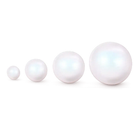 Brilliance Austrian Crystal Pearls 5810, Pearlescent White - The Argus Collection