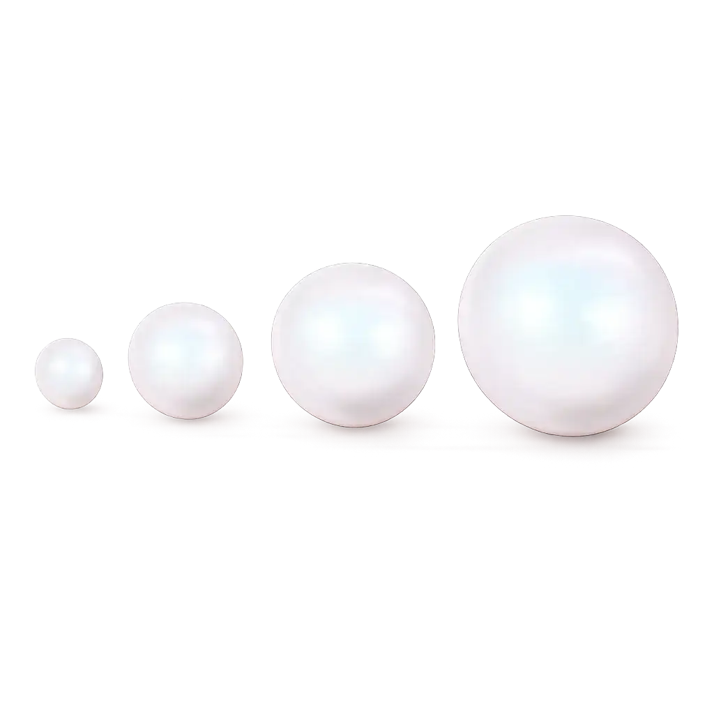 Brilliance Austrian Crystal Pearls 5810, Pearlescent White - The Argus Collection