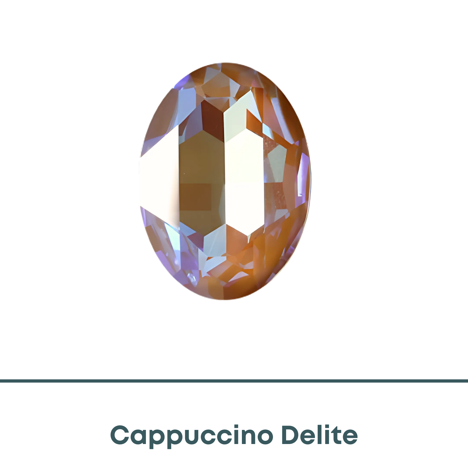 Brilliance Crystal, 4120 (14x10mm) Fancy Stones, Cappuccino Delite