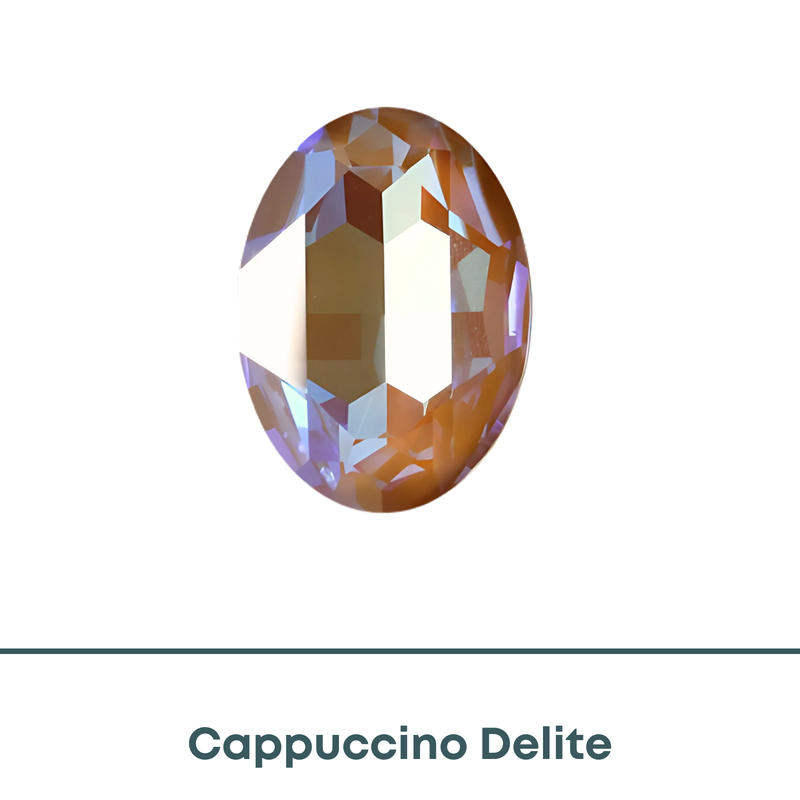 Brilliance Crystal, 4120 (14x10mm) Fancy Stones, Cappuccino Delite