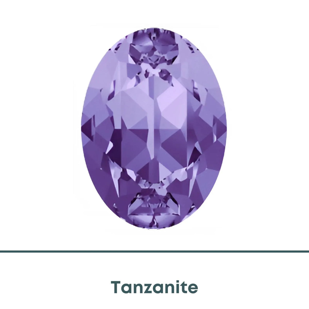 Brilliance Crystal, 4120 (18x13mm) Fancy Stones, Tanzanite - The Argus Collection