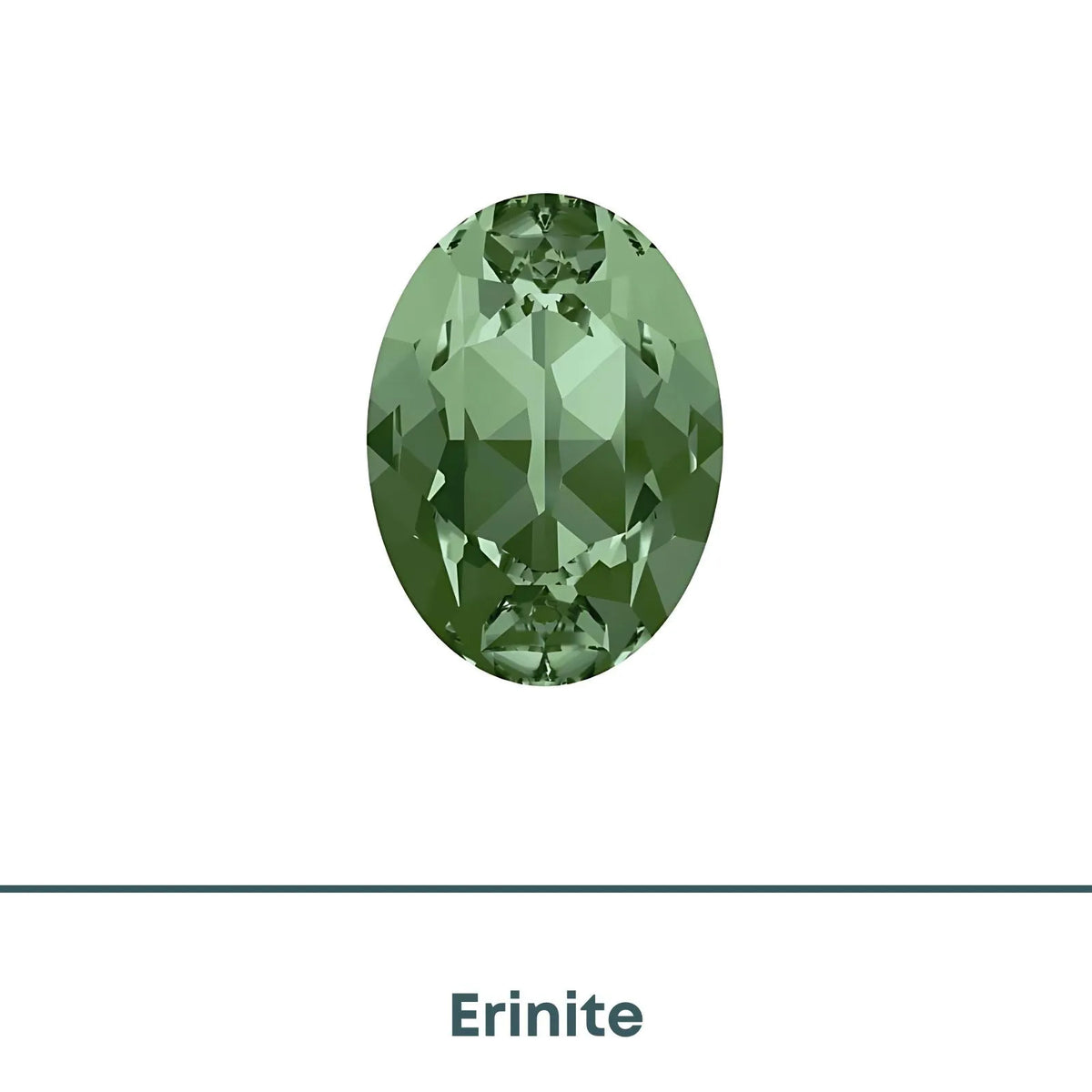 Brilliance Crystal, 4120 (18x13mm) Oval Fancy Stones, Erinite - The Argus Collection