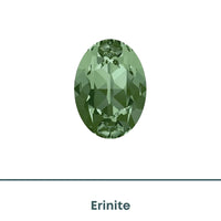 Brilliance Crystal, 4120 (18x13mm) Oval Fancy Stones, Erinite - The Argus Collection