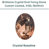 Brilliance Crystal, 4120, (18x13mm) Fancy Stones, Custom Coated, Crystal Rosaline - The Argus Collection