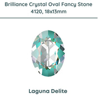 Brilliance Crystal, 4120 (18x13mm) Fancy Stones, Laguna Delite - The Argus Collection