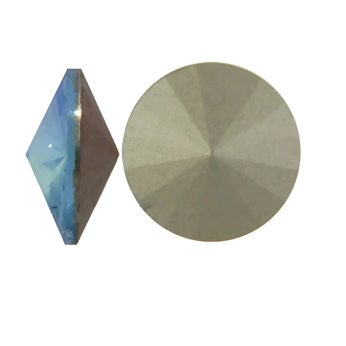 Brilliance Crystal Rivolis, 1122, 12mm, Aqua Glacier Blue - The Argus Collection