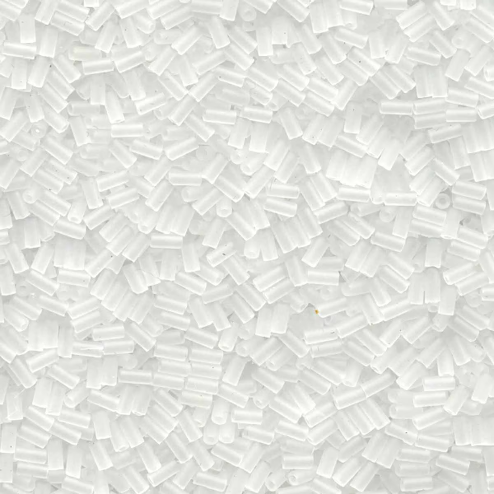 Miyuki Bugles #1 Size, 3mm, BGL1-131F, Crystal Matte, 10g