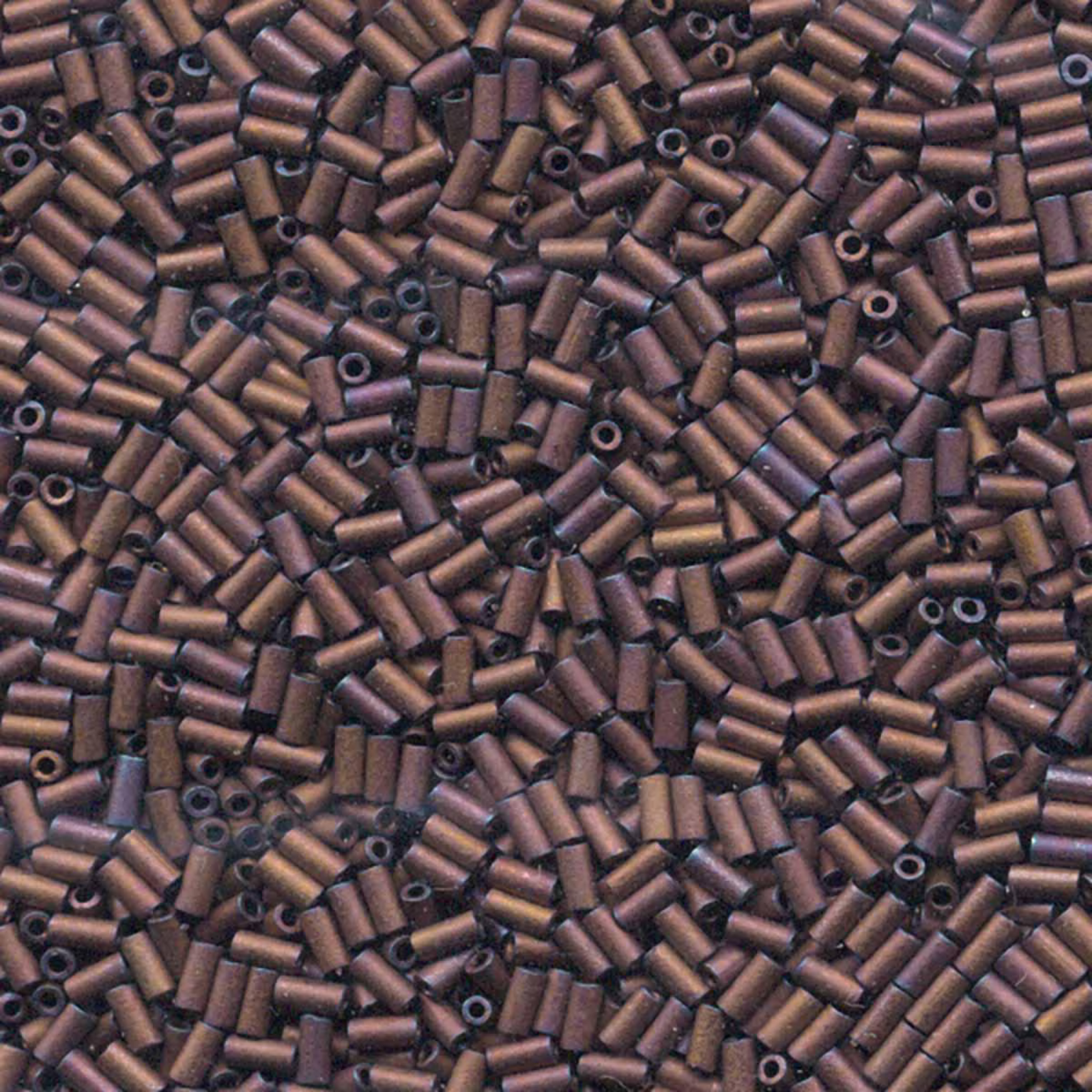 Miyuki Bugles #1 Size, 3mm, BGL1-2005, Matte Metallic Dark Raspberry, 10g