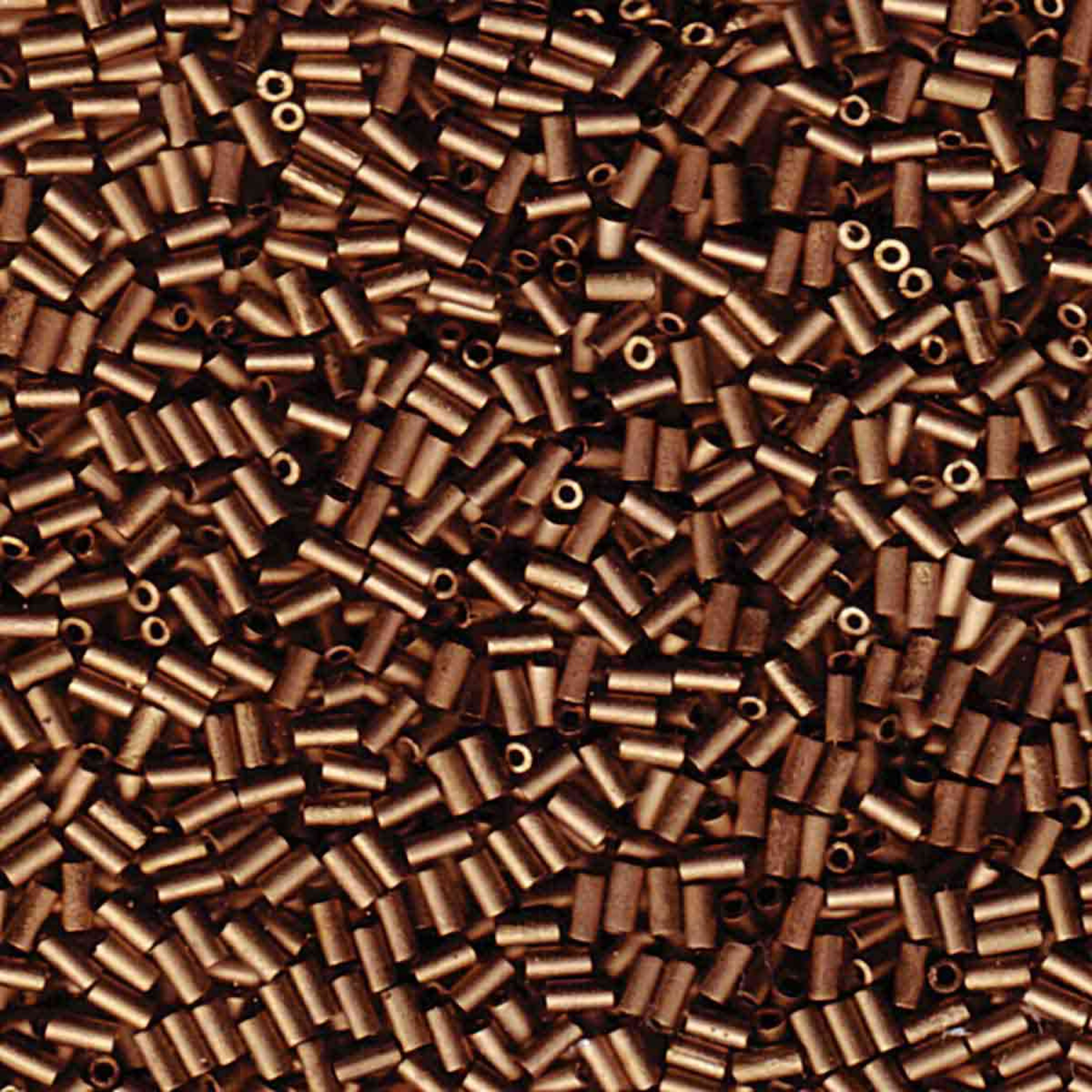Miyuki Bugles #1 Size, 3mm, BGL1-2006, Matte Metallic Dark Bronze, 10g