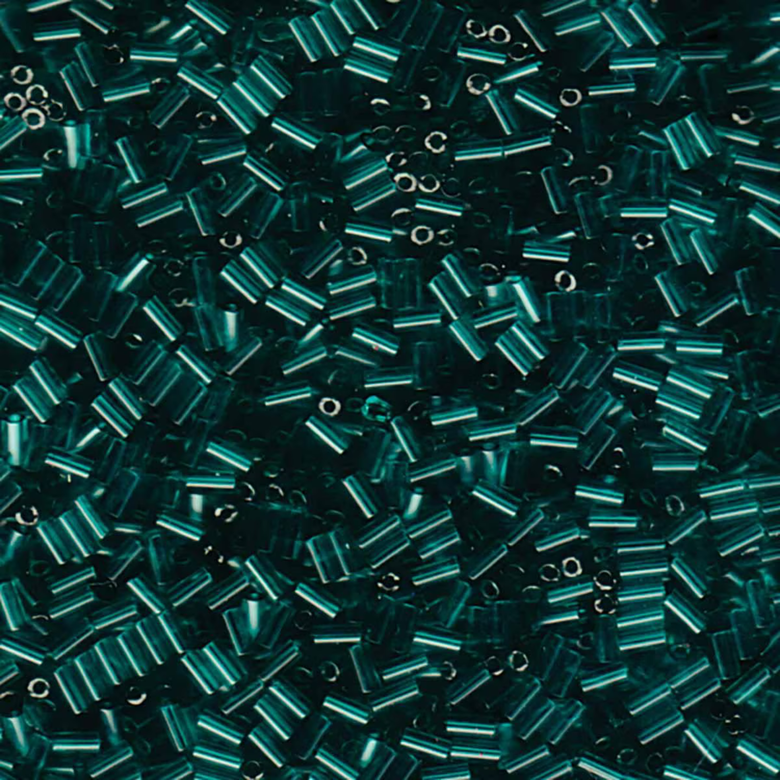 Miyuki Bugles #1 Size, 3mm, BGL1-2405, Transparent Teal, 10g