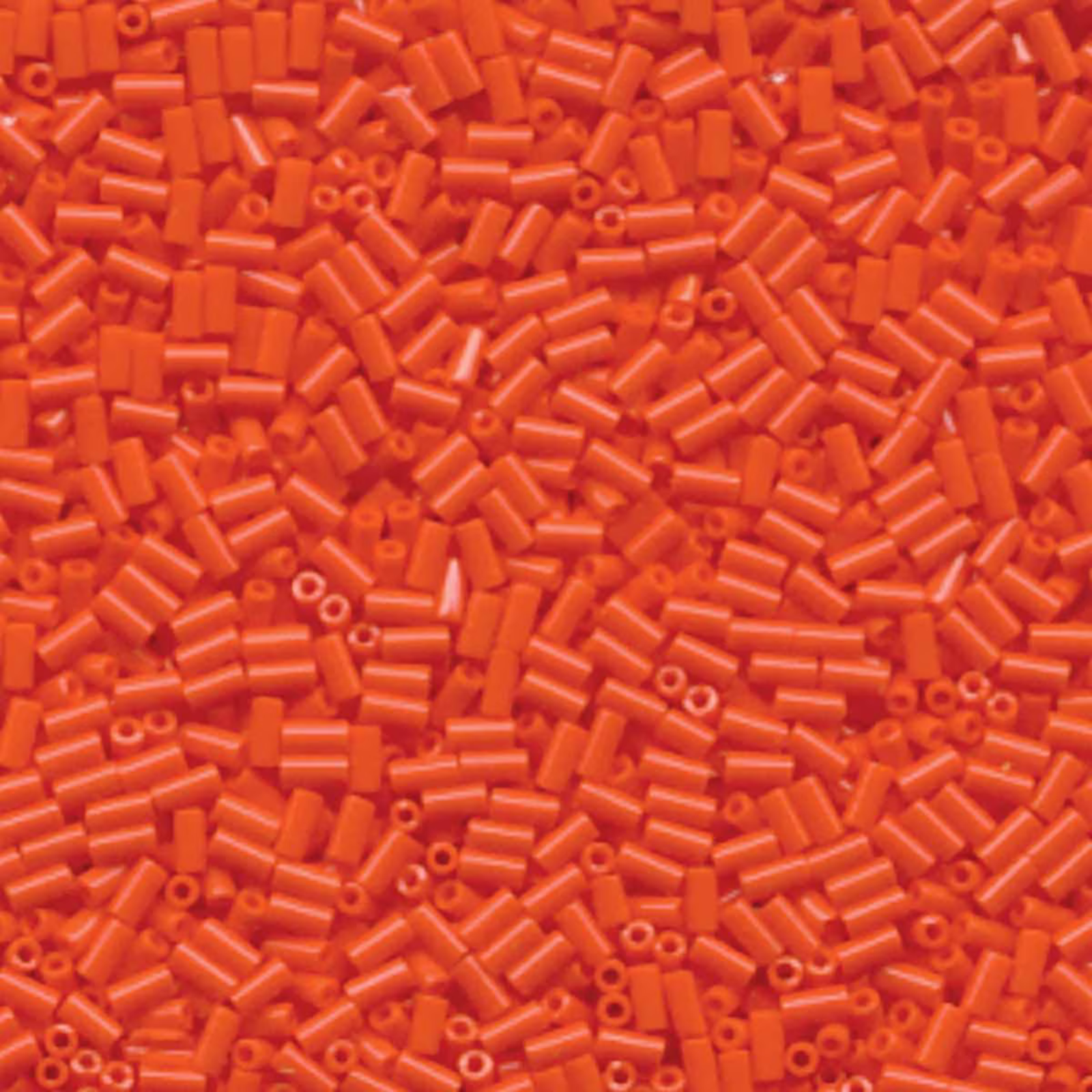 Miyuki Bugles #1 Size, 3mm, BGL1-406, Opaque Orange, 10g