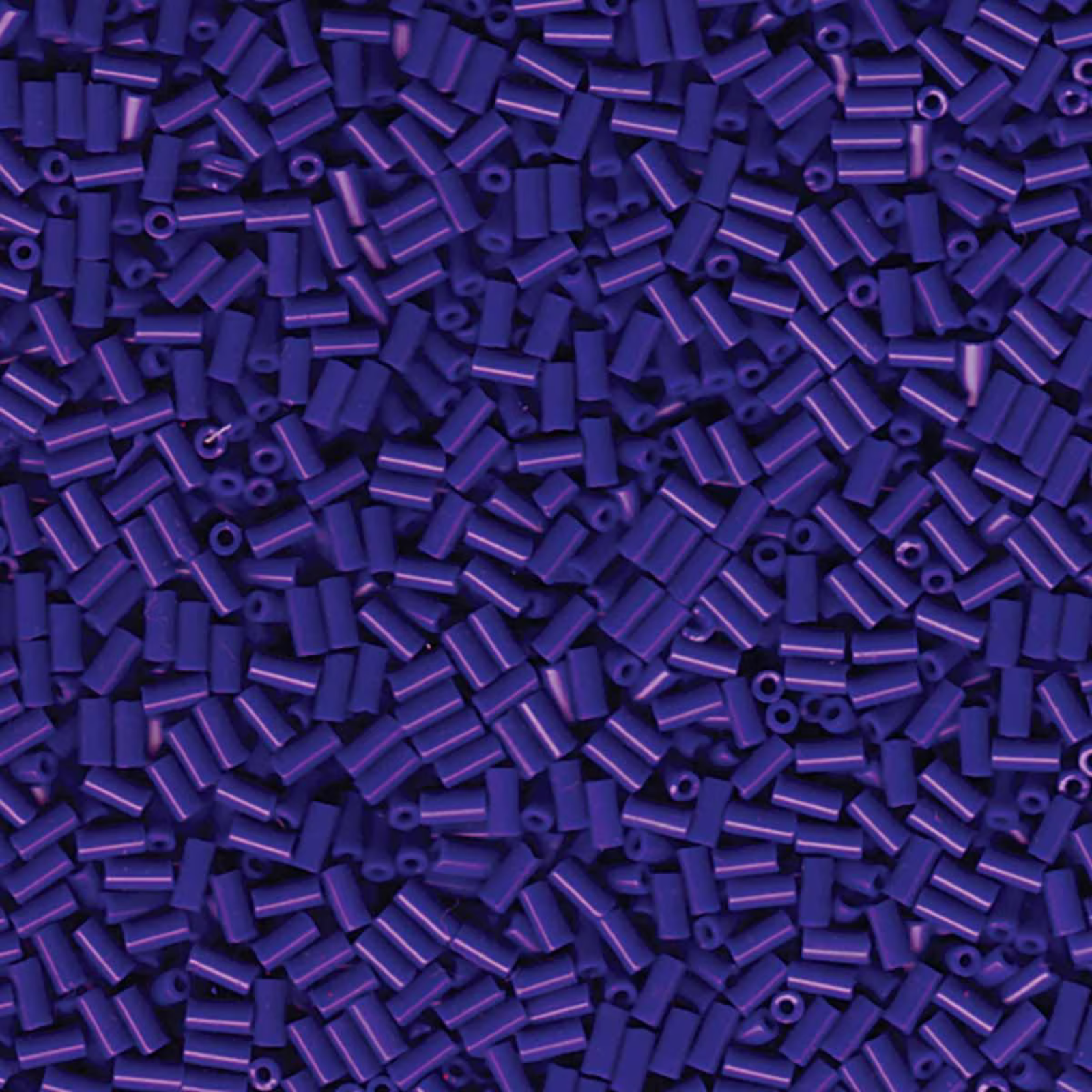 Miyuki Bugles #1 Size, 3mm, BGL1-414, Opaque Cobalt, 10g