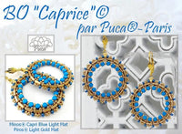 Caprice Earrings and Pendant Pattern par Puca - The Argus Collection