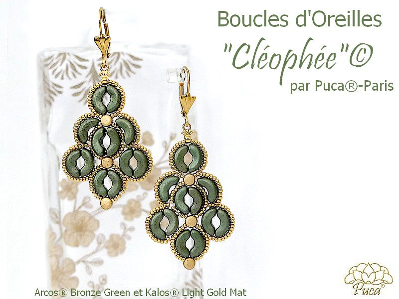 Cléophée Earrings Pattern par Puca