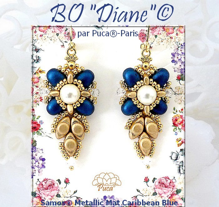 Samos Beads par Puca, New Metallic Matte, 5g & 20g