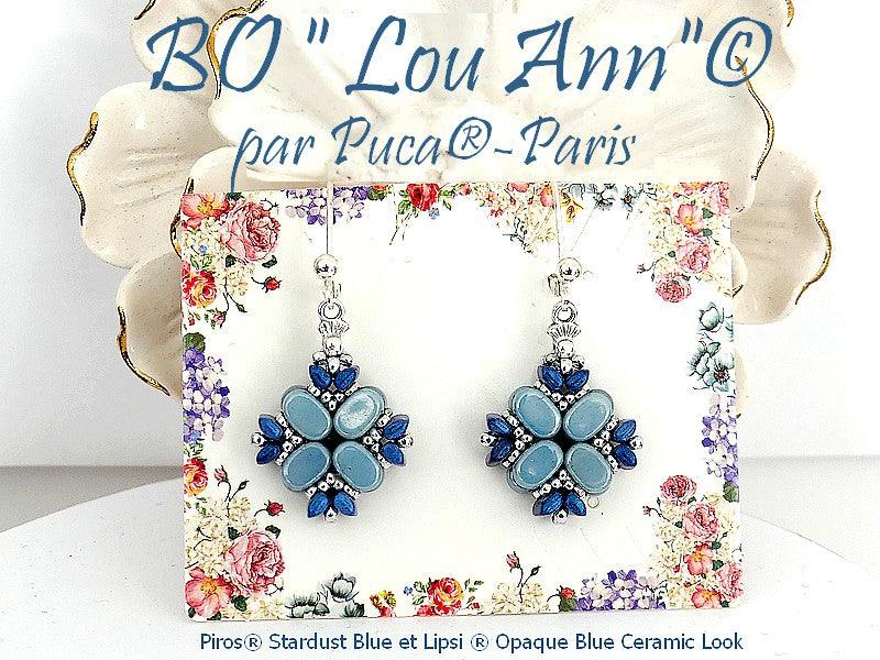 Lou Ann Earrings Pattern par Puca - The Argus Collection