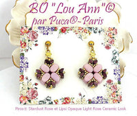 Lou Ann Earrings Pattern par Puca - The Argus Collection