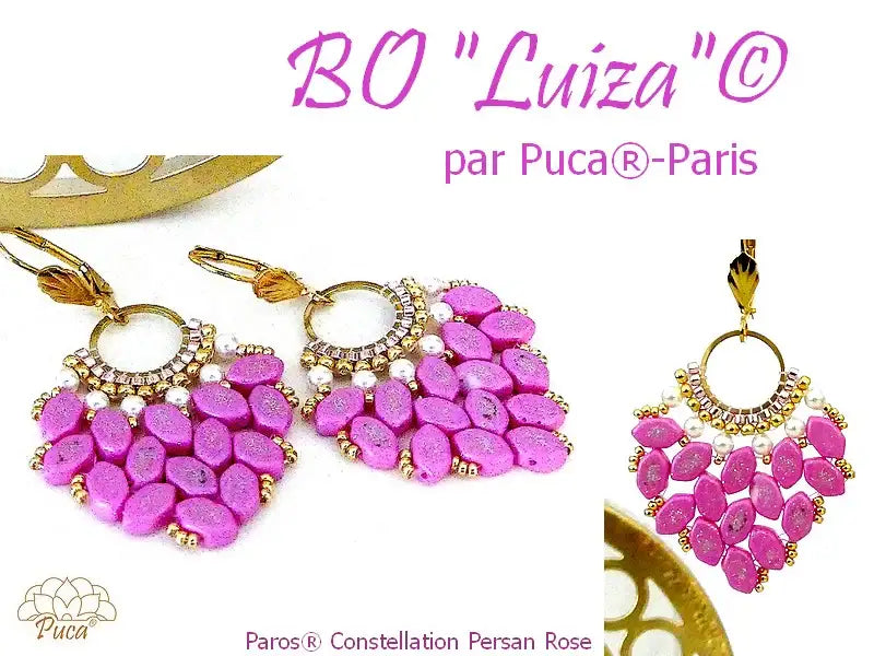 Luiza Earrings Pattern par Puca