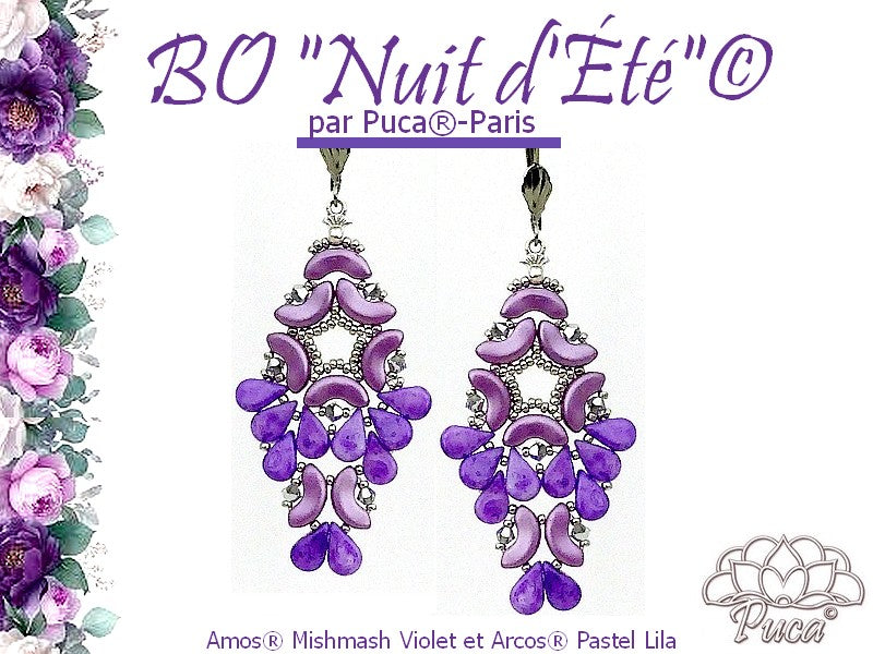 Summer Night Earrings Pattern par Puca