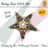 Star 2024 Ornament Complete Bead Kit, design by Les Perles par Puca®