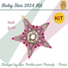 Star 2024 Ornament Complete Bead Kit, design by Les Perles par Puca®