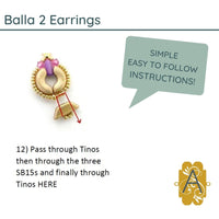 Balla 2 Earrings Pattern par Puca - The Argus Collection