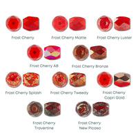 Baros Beads par Puca, Frost Cherry, 5g & 20g