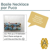 Basile Necklace Pattern par Puca - The Argus Collection