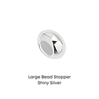 Large Bead Stoppers for Leather, Cord or Chain, Hole 3mm