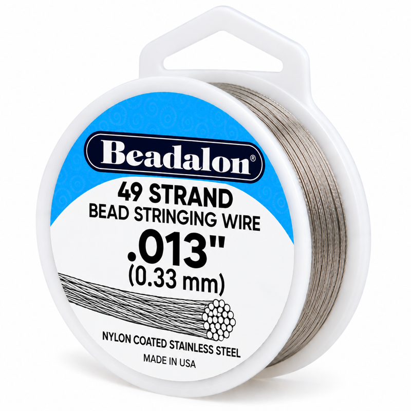 49 strand stringing wire on a spool