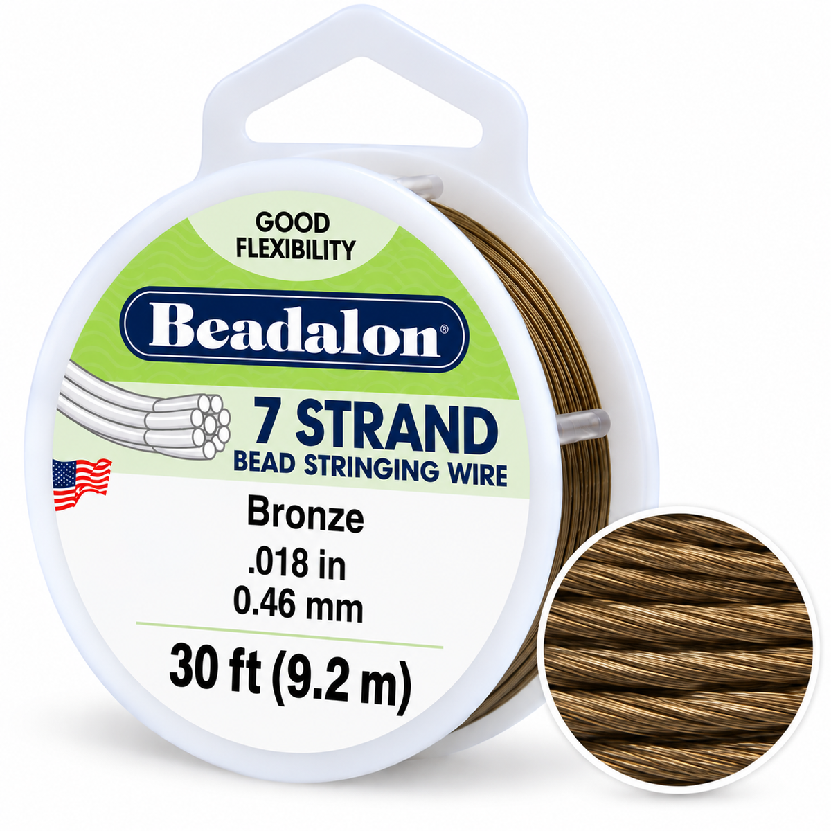 7 Strand Bead Stringing Wire – .018" (0.46mm)