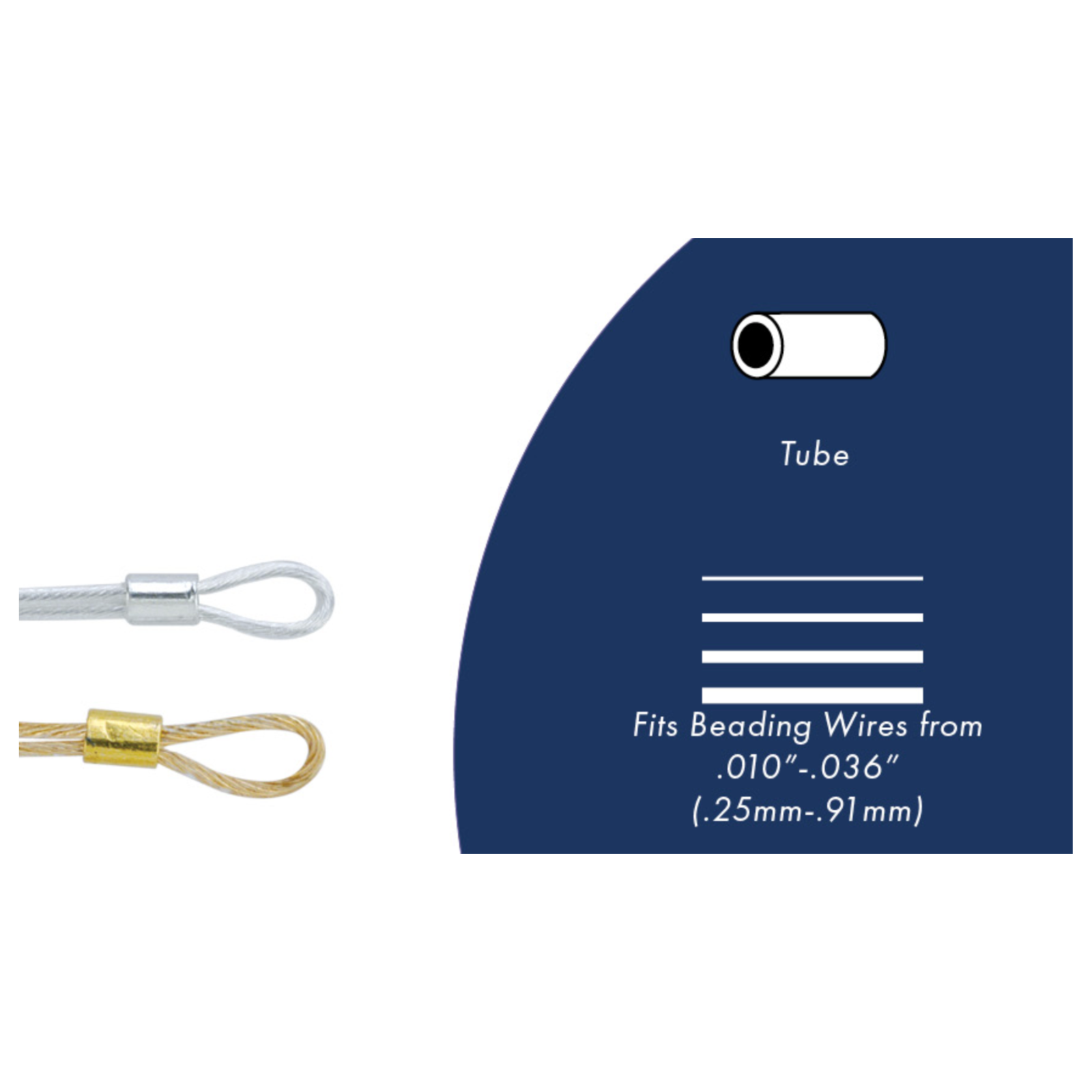 Beadalon Crimp Tube Variety Pack, Size #2, 600 Pcs. 4 Colors