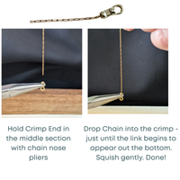 Fine Beading Chain, Stainless Steel, 8m. Gold or Silver