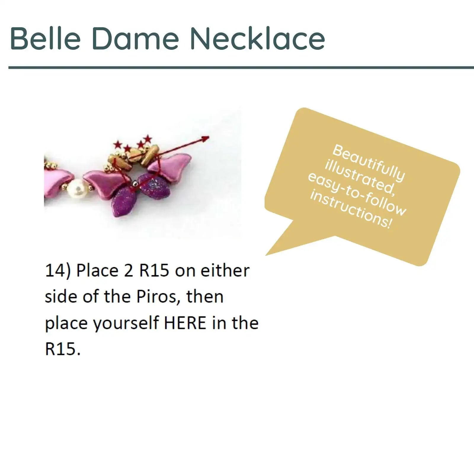 BelleDameNecklaceInstructions - The Argus Collection