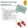 Billissima Earrings Pattern . A list of all the Material you will need. - The Argus Collection