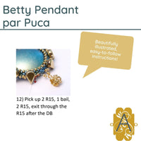 Betty Pendant Pattern Par Puca - The Argus Collection