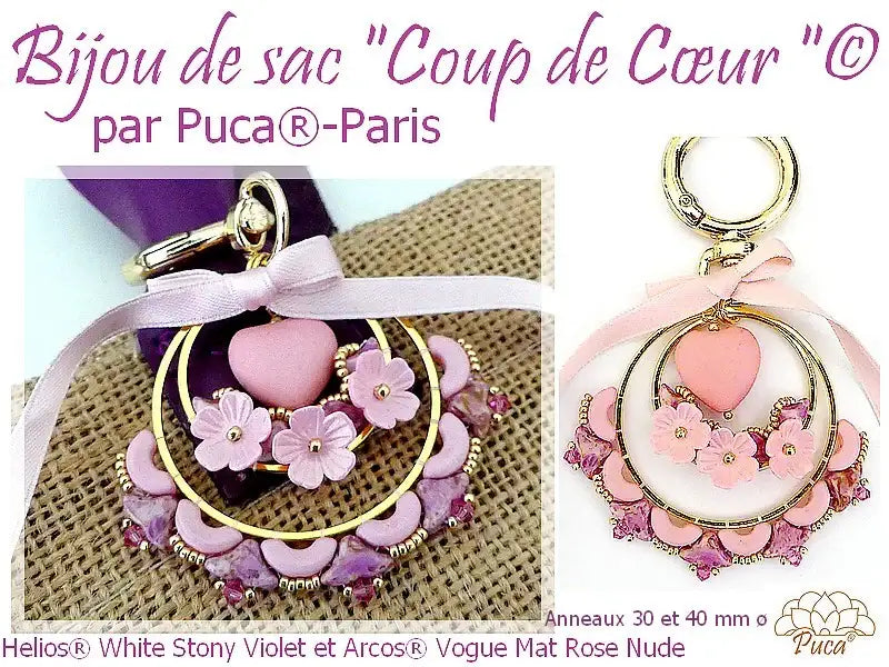 Coup de Coeur Bag Jewel Pattern par Puca - The Argus Collection