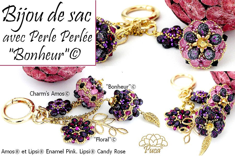Bonheur Beaded Bead Pattern par Puca