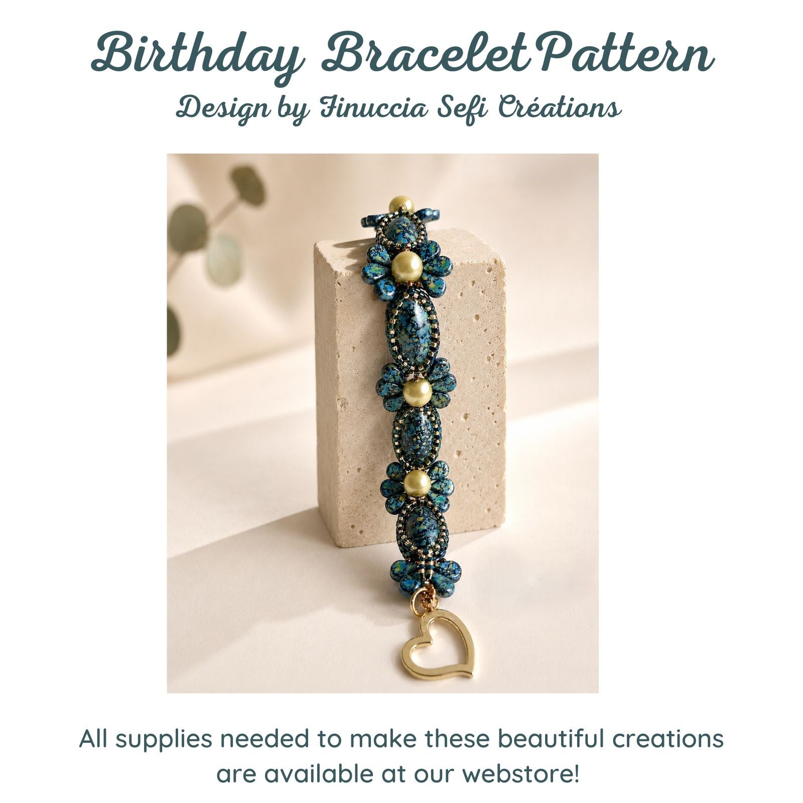 Birthday Bracelet Pattern by Finuccia Sefi Créations