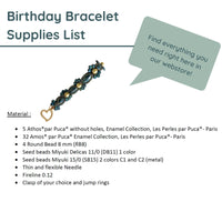 Birthday Bracelet Pattern by Finuccia Sefi Créations