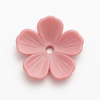 Blossom Lucite Flower Beads or Bead Caps, 10mm