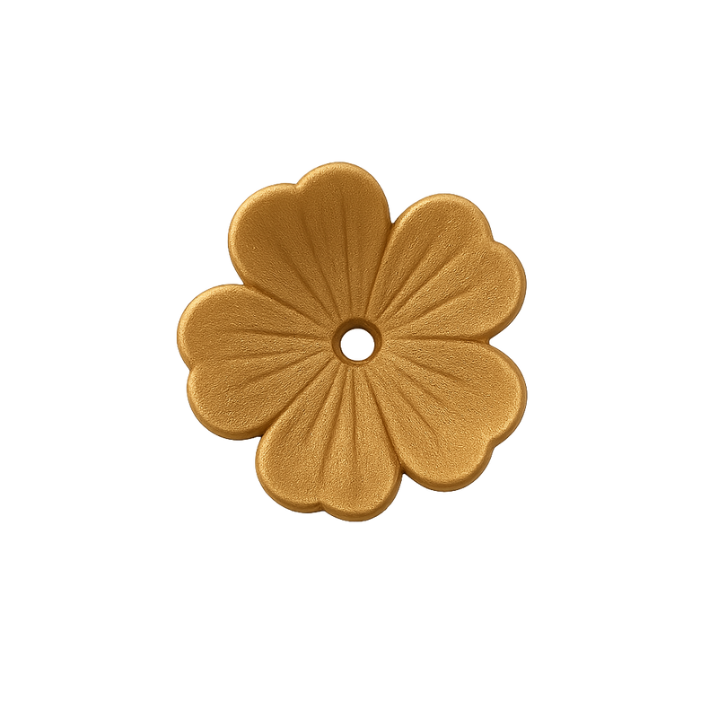 Blossom Lucite Flower Beads or Bead Caps, 10mm