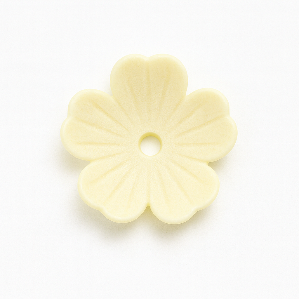 Blossom Lucite Flower Beads or Bead Caps, 10mm