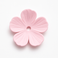 Blossom Lucite Flower Beads or Bead Caps, 10mm