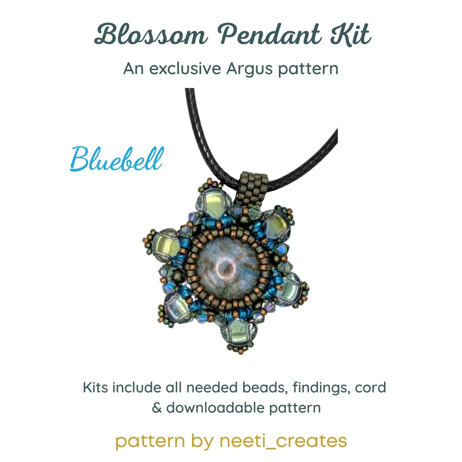 BlossomPendantKitBluebell - The Argus Collection