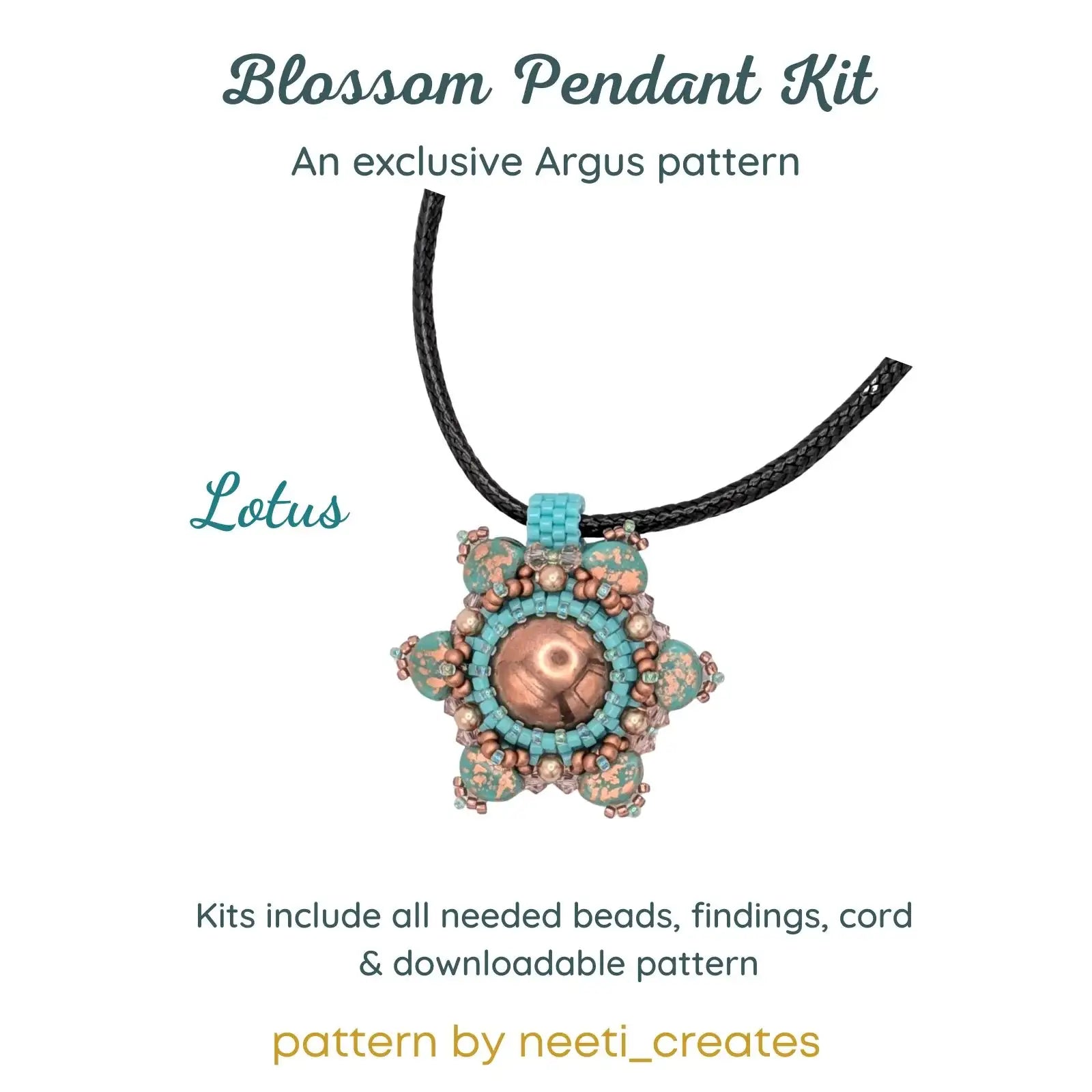 BlossomPendantKitLotus - The Argus Collection
