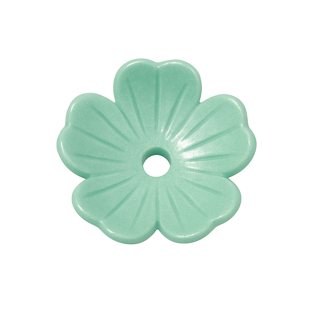 Blossom Lucite Flower Beads or Bead Caps, 10mm