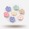 Blossom Matte Lucite Flower Beads or Bead Caps, 10mm. 6 Colors - The Argus Collection