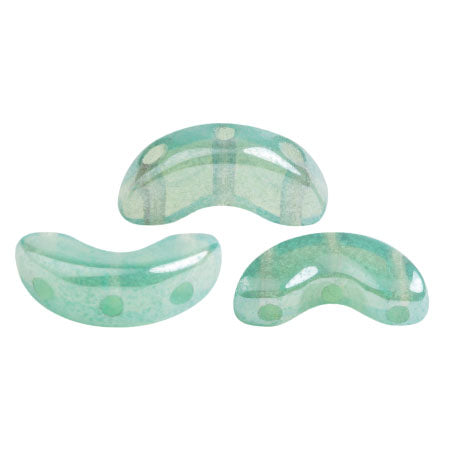 Arcos par Puca, 30 Beads, Blue Green Opal Collection - 3 Finishes